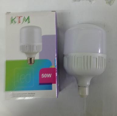 หลอดไฟ LED ยี่ห้อ KTM 50W/220V สีขาวนวล แสงสว่างดี ใช้ขั้วE27